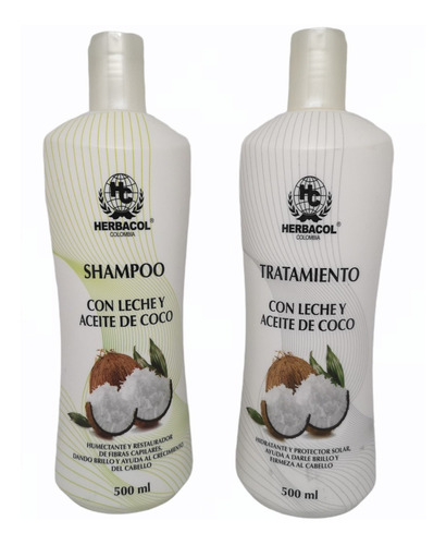 Shampoo Tratamiento Leche Coco - mL a $52