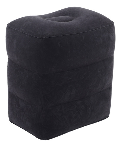 La Almohada De Reposapiés Inflable Azul Oscuro Promueve La S