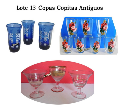 Dante42 Oferta Lote 13 Copas Copitas Antiguas