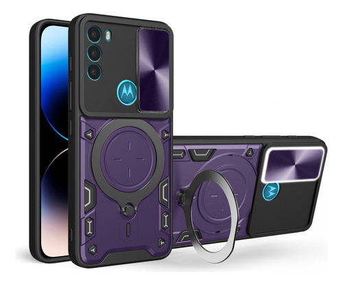 Funda Con Soporte Magnético Para Moto G71 5g