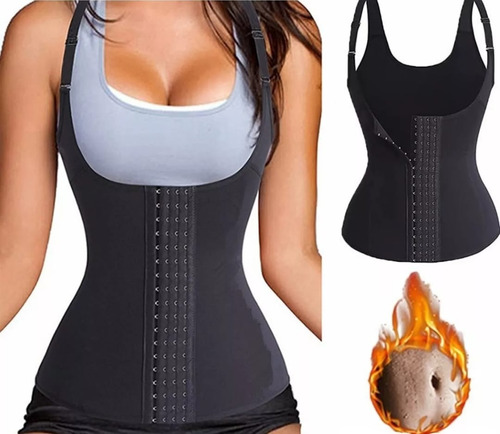 Faja Corset 9 Huesos | Waist Trainer Latex Chaleco Goma