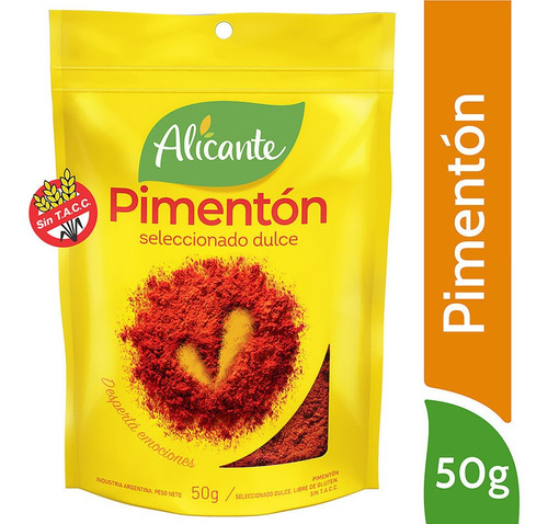 Alicante Pimenton Seleccionado Dulce X 50 Gr