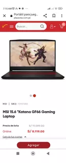 Msi Laptop Gamer And Graphic Designer Set/2022