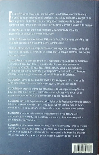 El Dueño (la Historia Secreta De Néstor Kirchner) - L. Majul (Usado)