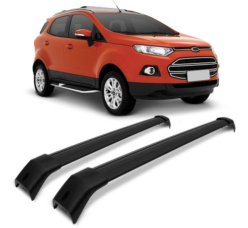 Rack De Teto Travessa Larga Ecosport 13 A 19 Preto Projecar