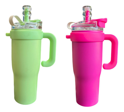45 Termo Vaso Térmico Acero Inoxidable Con Asa 40 Oz Mayoreo Surtido Fab-8
