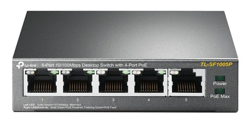 Switch TP-Link TL-SF1005P serie Switch 10/100 PoE+
