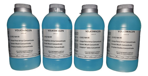 Kit 4 Aditivos Limpador De Vidro Parabrisa 200ml Volkswagen