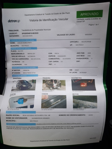Chevrolet Meriva 1.4 Joy Econoflex 5p 2009