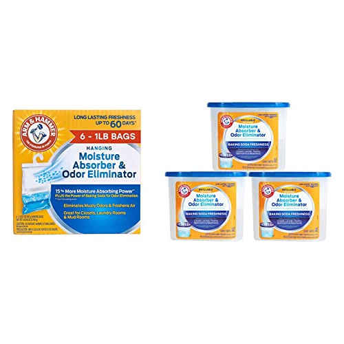 Arm & Hammer Hanging Moisture Absorber And Odor Eliminator,