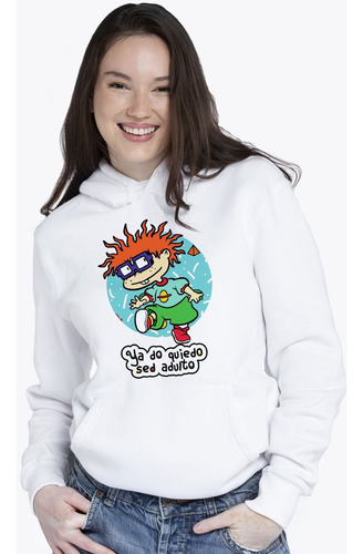 Sudadera Unisex Con Gorro Carlitos Rugrats No Ser Adulto