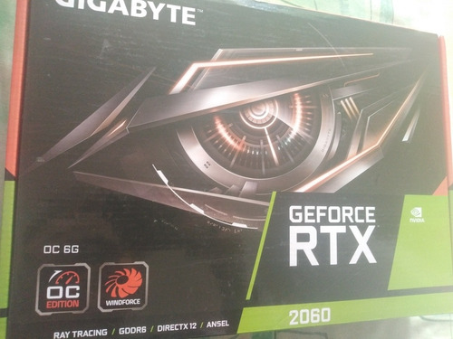 Tarjeta De Video Gigabyte Rtx 2060 Oc 6g