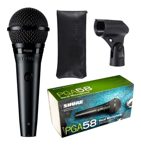 Shure Pga58 Lc Microfono Shure Alambrico Sin Cable Original