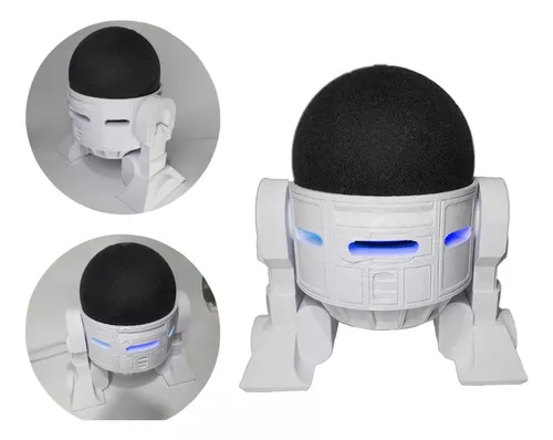 Suporte Mesa R2d2 Star Wars Alexa Echo Dot 4ª Gen. Preto