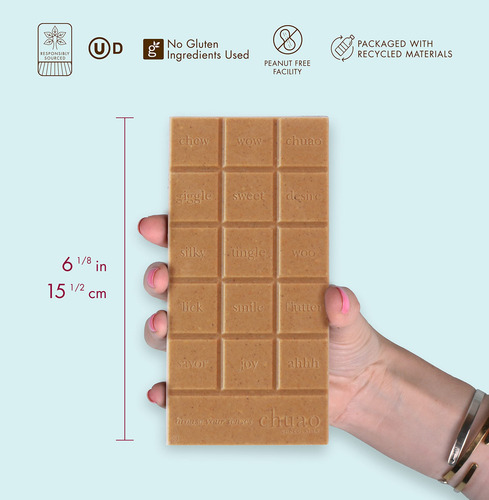 Barras De Chocolate Blanco Con Pastel De Zanahoria 3 Unidade