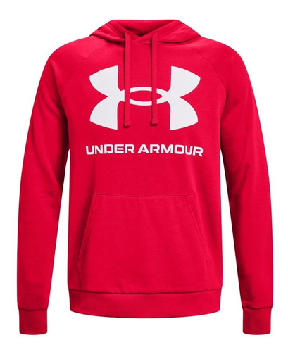 Hoodie Under Armour Rival Fleece Bi L-rojo