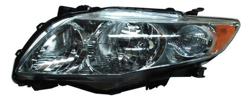 Farol Corolla Original 2009 A 2011 Com Lâmpadas Com Detalhe (Usado)