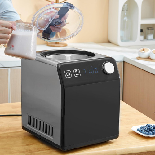 Máquina Para Hacer Helados Vevor, Vertical, Automática, 2 Li