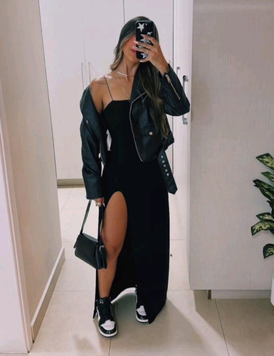 Vestido Shein Con Tajo