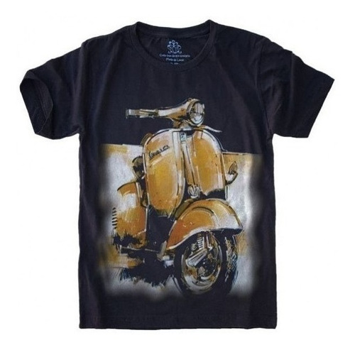 Camiseta Camisa E Regata S-564 Vespa Vintage Infantil Bebês