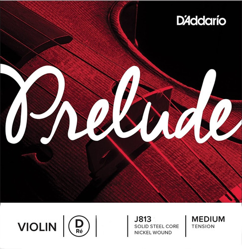Corda Para Violino D'addario Prelude 3ª Ré - Avulsa J813