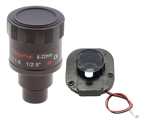 Conmutador De M12 Ir-cut Con Cámara + 5mp 6-22mm Lentes