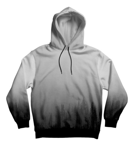 Imagen 1 de 2 de Buzo Hoodie Pinos Y Bruma