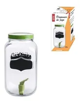 Comprar Dispenser Vidrio Canilla 3.3lts Jugos Bebidas Sheshu Home Color Verde