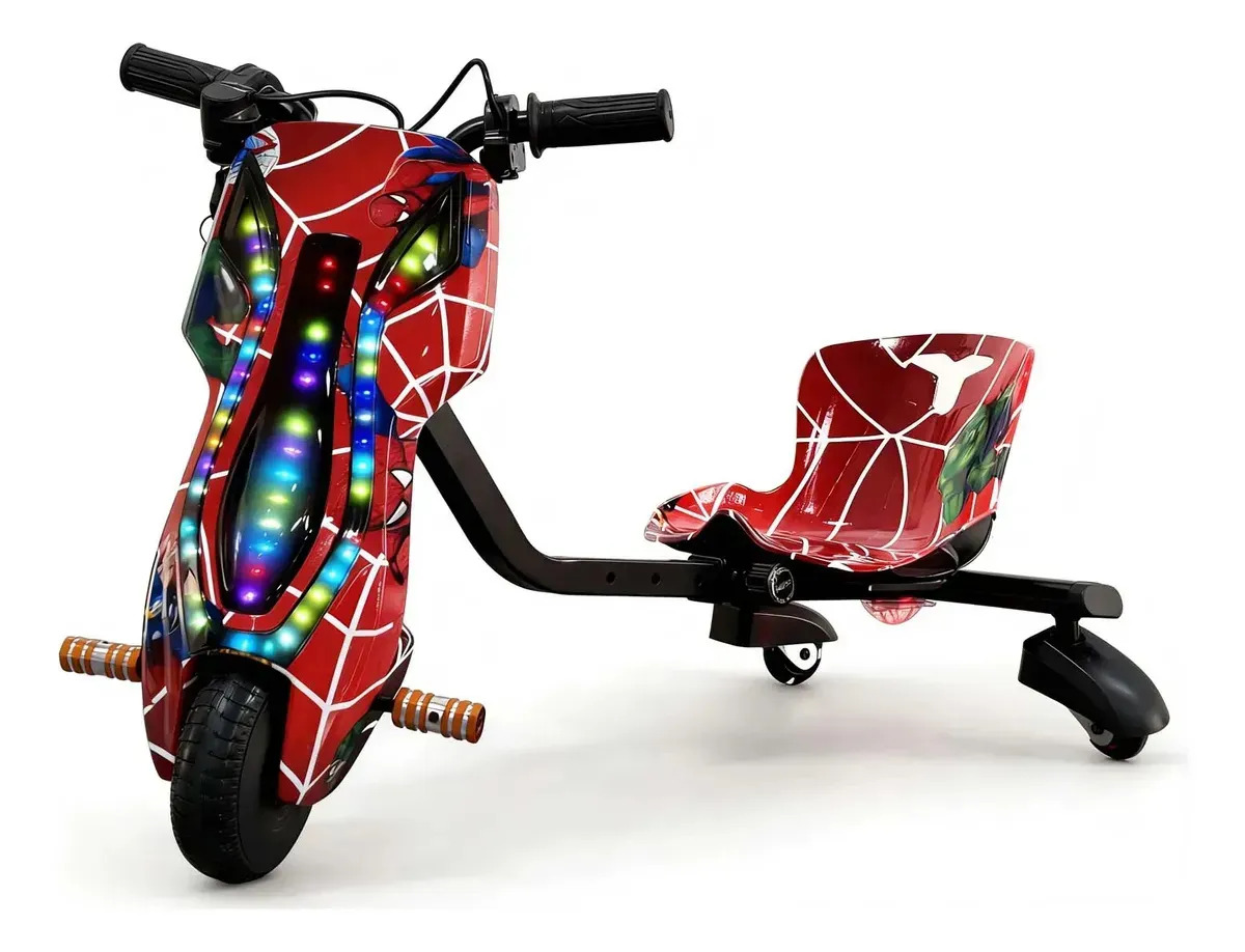 Patinete Triciclo Infantil Drift Elétrico 250w 36v Bluetooth