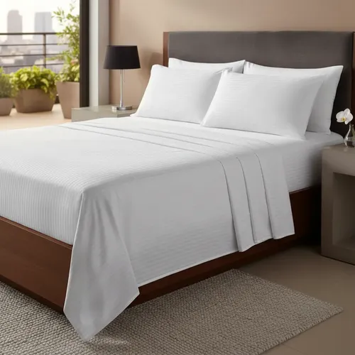 Juego Sabanas 2 1/2 Pz Linea Dobby Hotel Microfibra Oferta