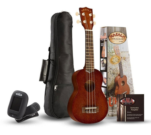 Ukelele Soprano Kala Makala Mk-s/pack Con Afinador Funda