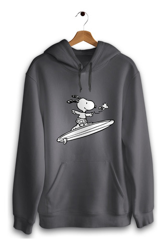 Polerón Canguro Snoopy Woodstock Surfer Surfista Cb9