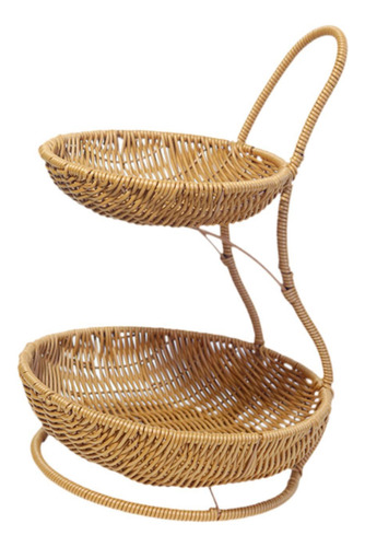 Cesta De Almacenamiento De Doble Capa,