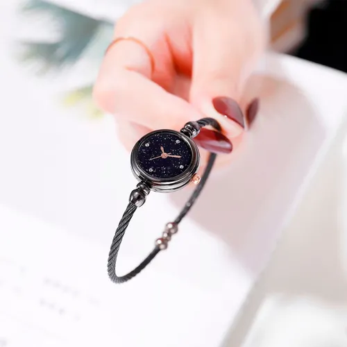 Reloj L Fashion Star De Acero Inoxidable Para Mujer Qua 0916