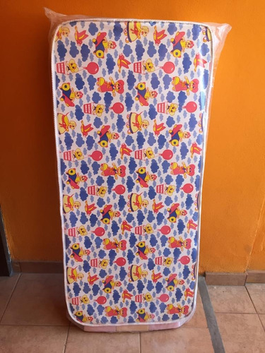 Colchón Infantil De Cuna 130x60x10 Marca Taurus Espuma