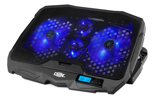 Base Suporte Notebook Até 17,3´ 4 Cooler Fan 2 Usb Led Azul