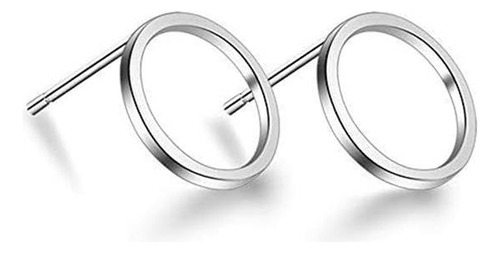 Pendientes De Tuerca Dorados Para Mujer, Pendientes Minimali
