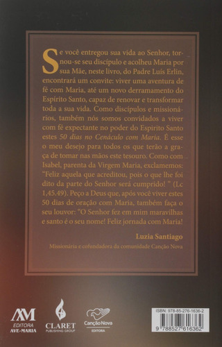 Livro 9 Meses Com Maria + 50 Dias No Cenáculo Pentecóstes