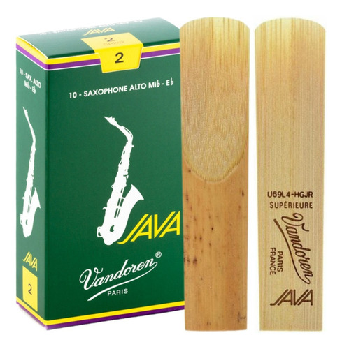 Palheta Para Saxofone Alto Vandoren Java De 2 Unidades