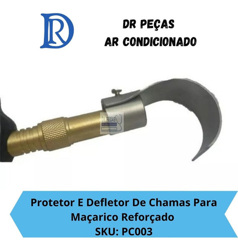 Protetor Defletor De Chamas Para Soldar Maçarico Reforçado