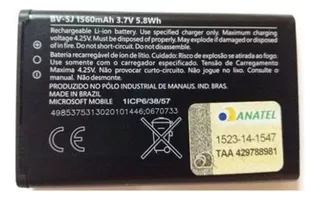 Bateria Bv-5j Compatível Com Nokia Lumia N435 532 N532