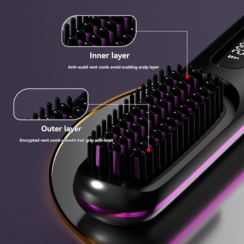 Cj Cepillo Alisador Portátil Go Brush Pro Numoya Gobrush Pro
