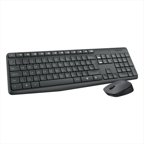 Logitech Mk235, Combo Inalámbrico Teclado Multimedia Y Mouse