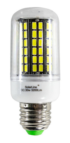 Lámpara Led E27 12v 24v Corriente Continua 3200lm Línea Corn