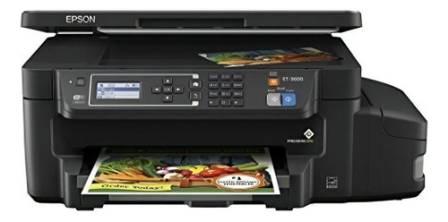 Impresora a color  multifunción Epson EcoTank ET-3600 con wifi