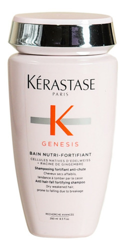 Imagen 1 de 5 de Kerastase Genesis Bain Nutri Fortifiant Shampoo Pelo X 250ml