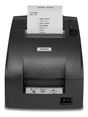 Impresora Para Punto De Venta De Tipo Matriz Epson Tm-u220d (Usado)