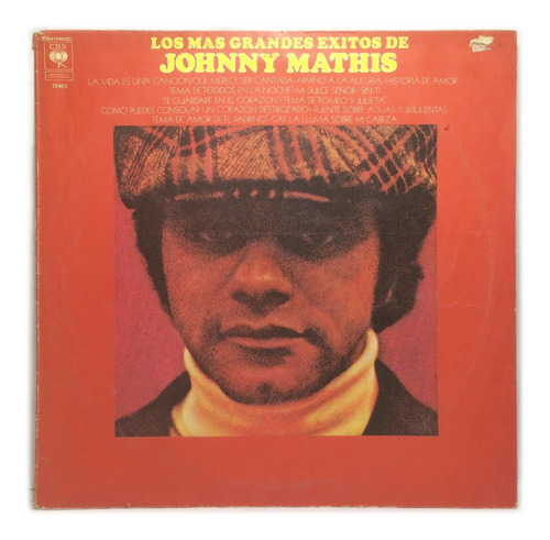 Vinilo Los Mas Grandes Exitos De Johnny Mathis Lp 1973 Arg (Usado)
