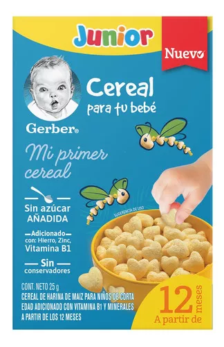 Cereal Infantil Gerber Etapa 2 4 Cereales Integral Lata 270g