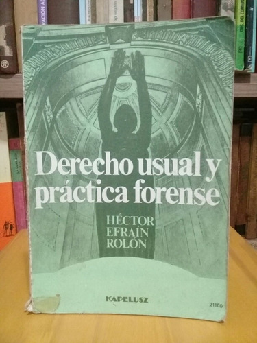 Derecho Usual Y Práctica Forense - Héctor Efraín Rolon